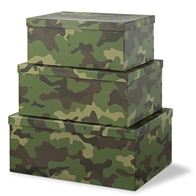 Camouflage Storage Bins Hide Clutter