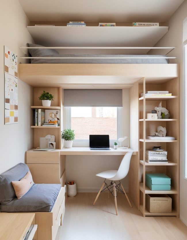 Dual-Purpose Furniture Optimizes Tiny Spaces