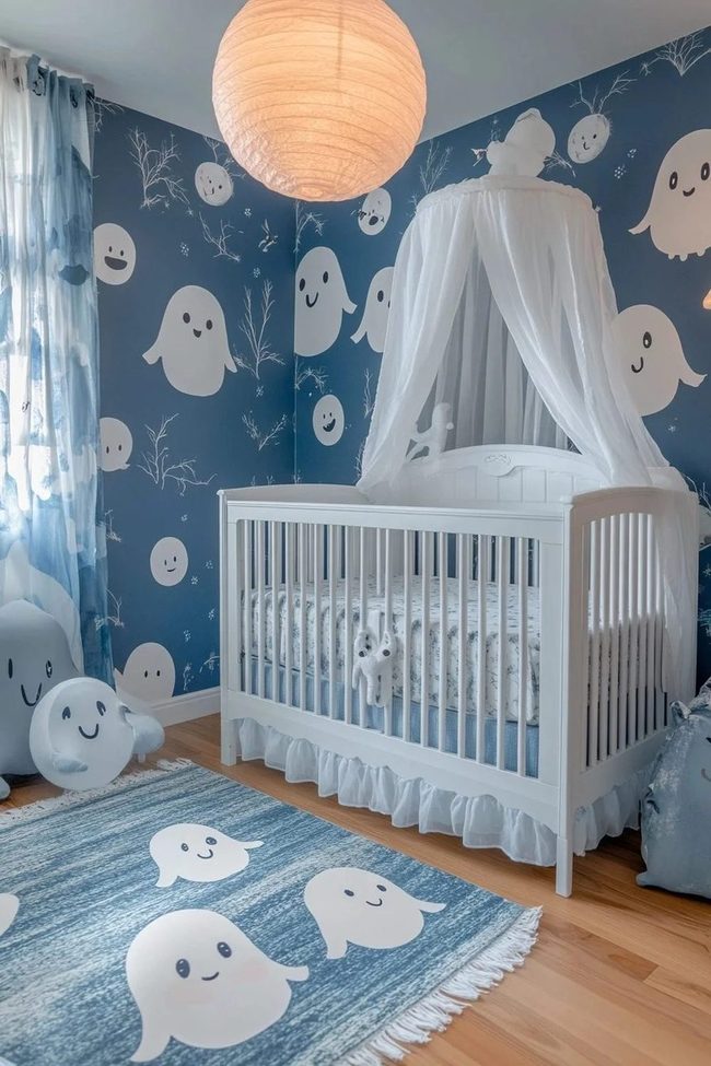 Blue Walls, Ghost Friends Nursery
