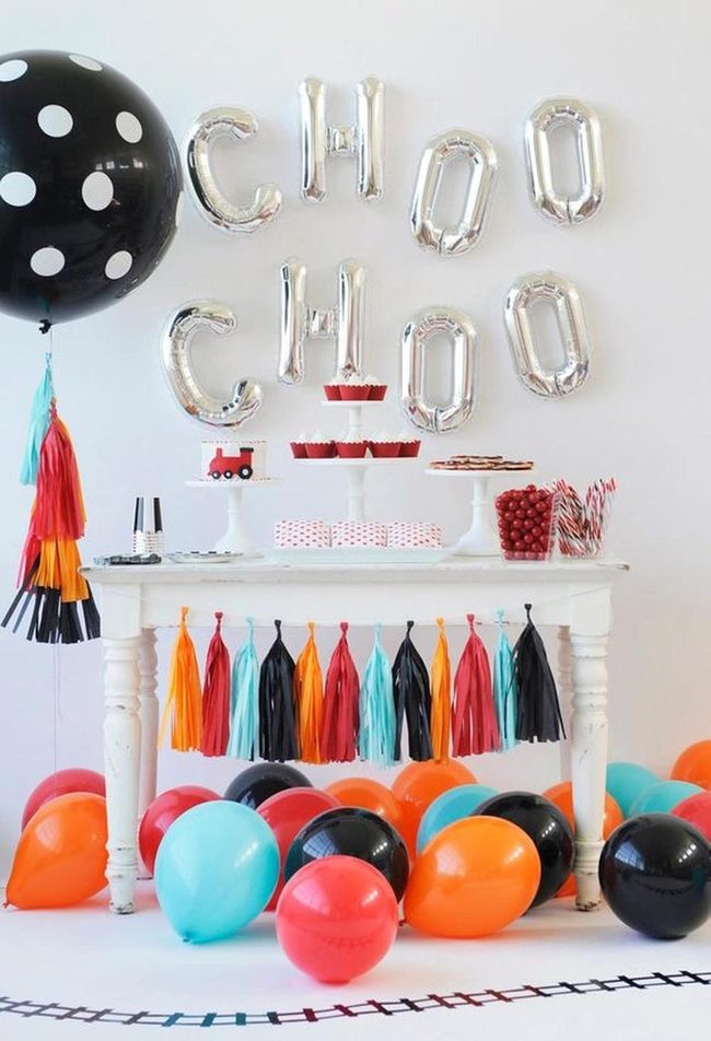 Silver Choo Choo Train Celebration