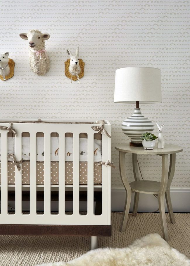 Giraffe Pattern Neutral Nursery