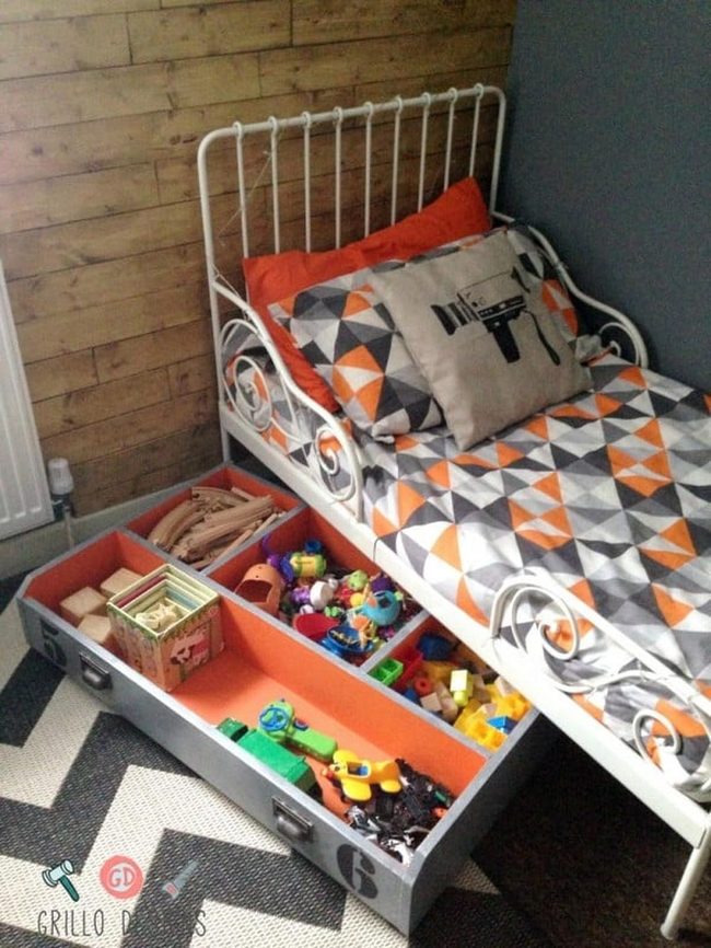 Under Bed Toy Drawer Solution