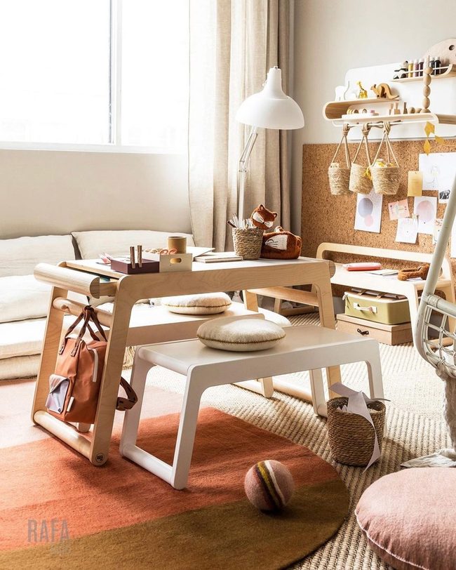 Natural Wood Meets Hidden Storage