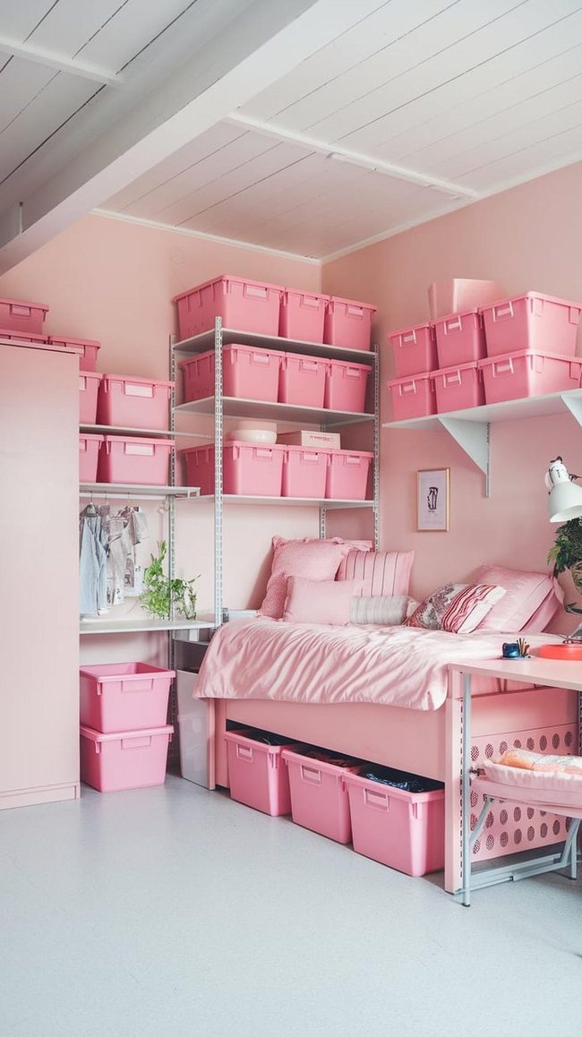 Pink Gold Canvas Elegance