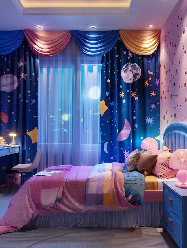 Outer Space Theme Bedroom Decor Ideas