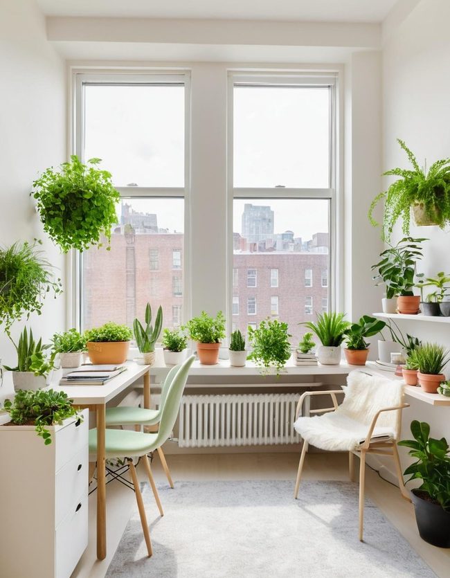 Green Desk Plants, Air Purifying