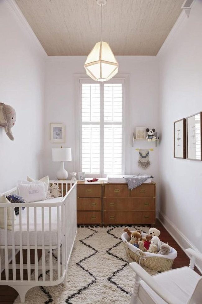White Nursery With Zigzag Accents