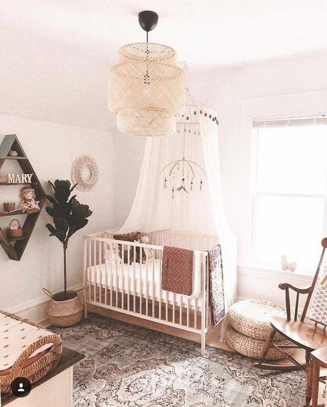 Sunlit White Nursery Haven