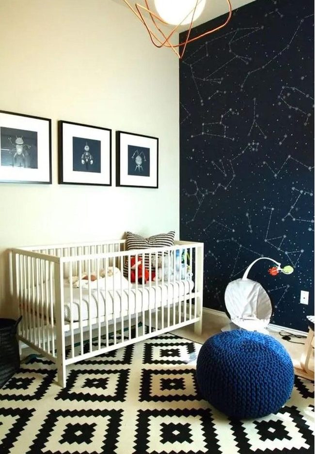 Starry Deep Blue Nursery