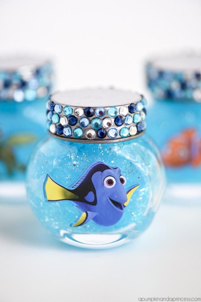 Sparkling Blue Underwater Fish Jars