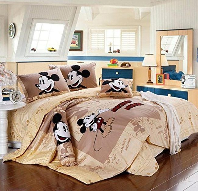 Mickey Mouse Blue Drawer Bedroom