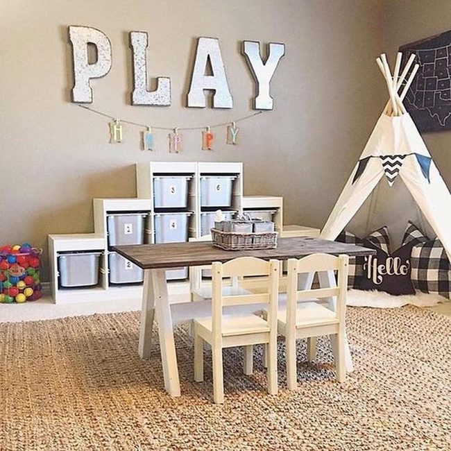 Oversized PLAY Letters, Wood & Wonder