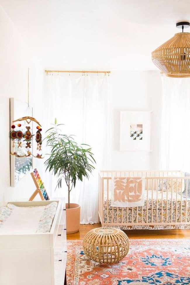 Colorful Mobiles, Wooden Warmth