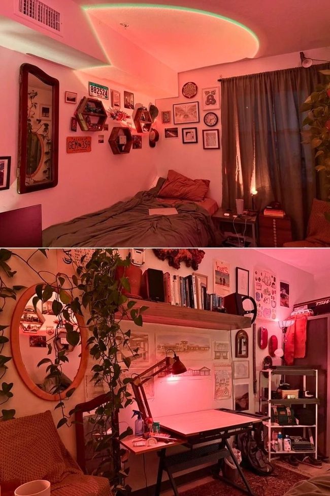 Framed Prints And Personal Photos Wall