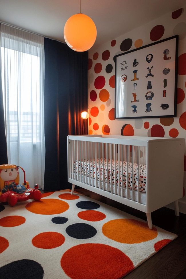 Sixties Curves And Bright Patterns