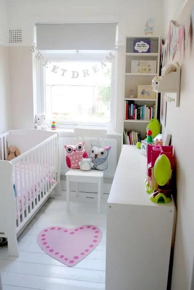 Pink Heart Rug Nursery