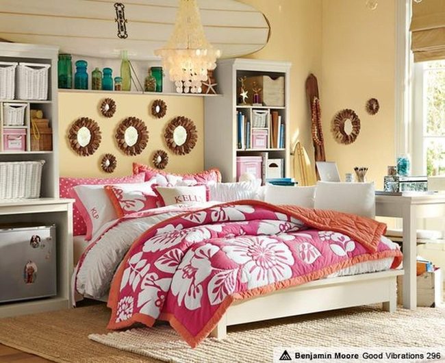 Lemon Yellow And Ocean Blue Teen Retreat