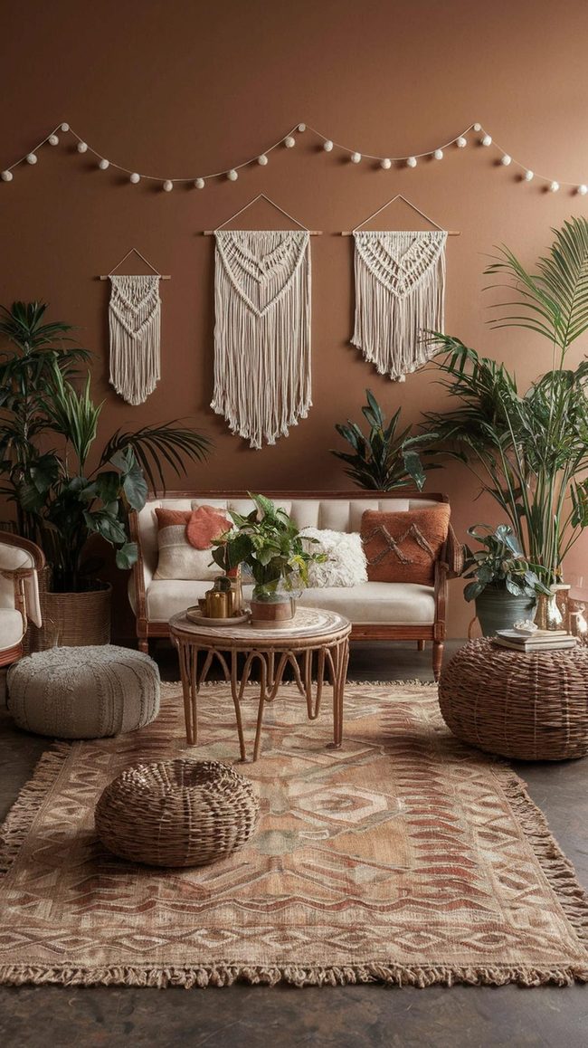Earth Tones Meet Woven Nature