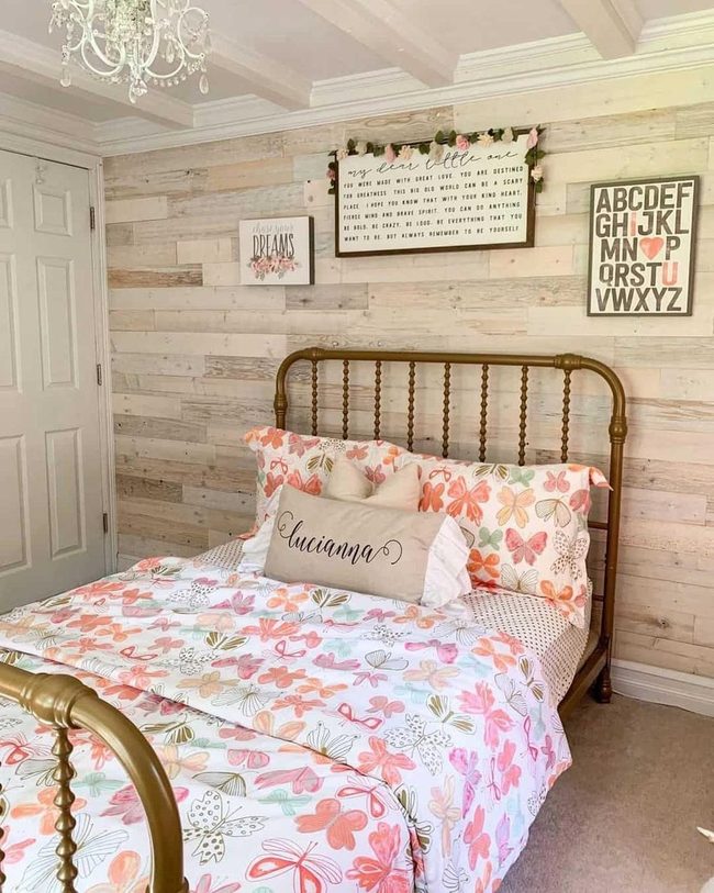 Pink Butterfly Shiplap Haven