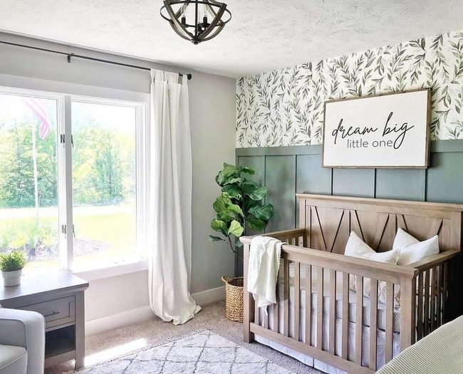 Soft Blue Woodland Nursery