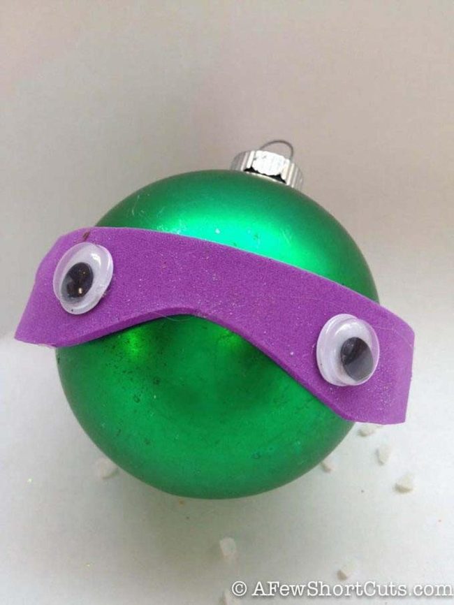 Green Shell Turtle Ornament