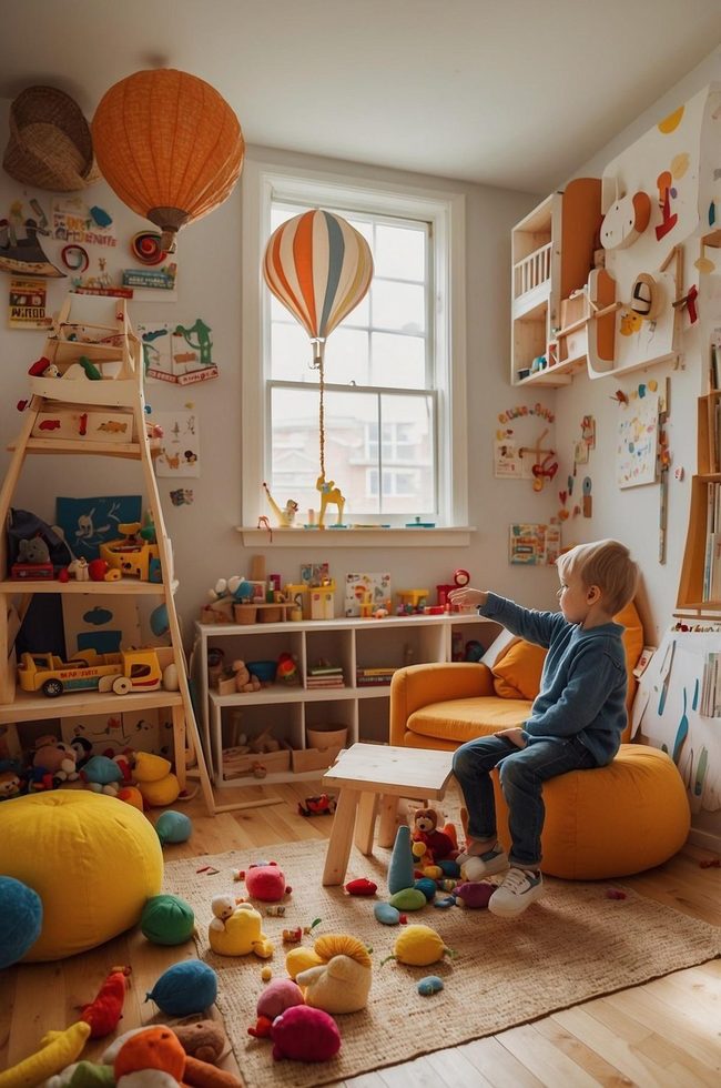 Colorful Wall Games For Active Kids