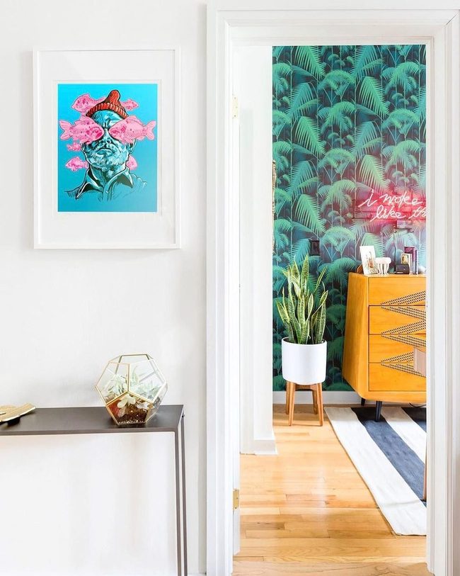 Neon Glow Statement Lighting