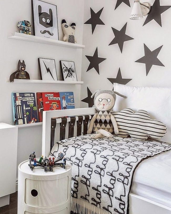 Black Stars White Walls