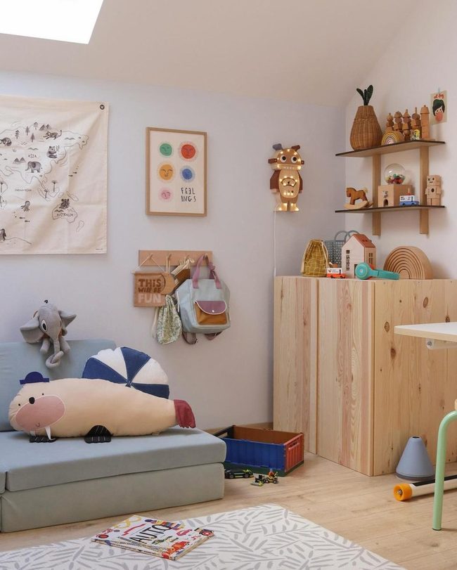 Pastel Playhouse With Hidden Reading Nook