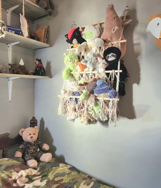 Stuffed Animal Hanging Net Storage