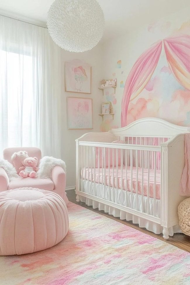 Soft Pink Nursery Dreams