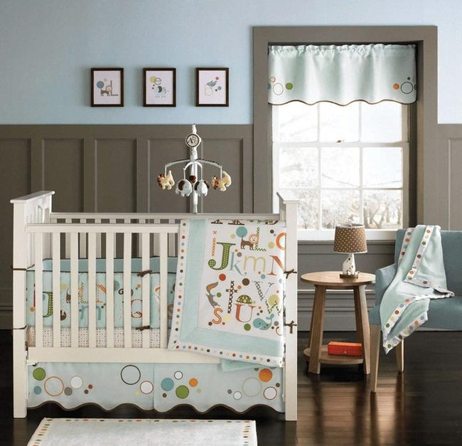 Blue Brown Nursery Sanctuary