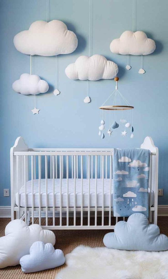 Diffused Blue Cloud Nursery