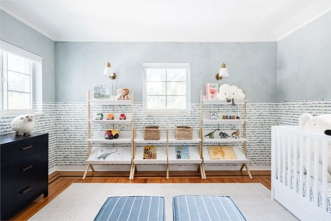 Soft Blue Anchors Minimal Space