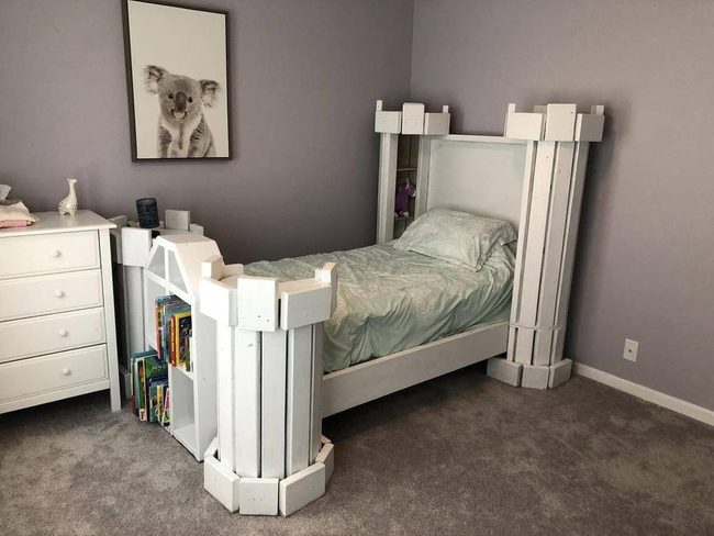 Castle Bed With Hidden Turret Storage