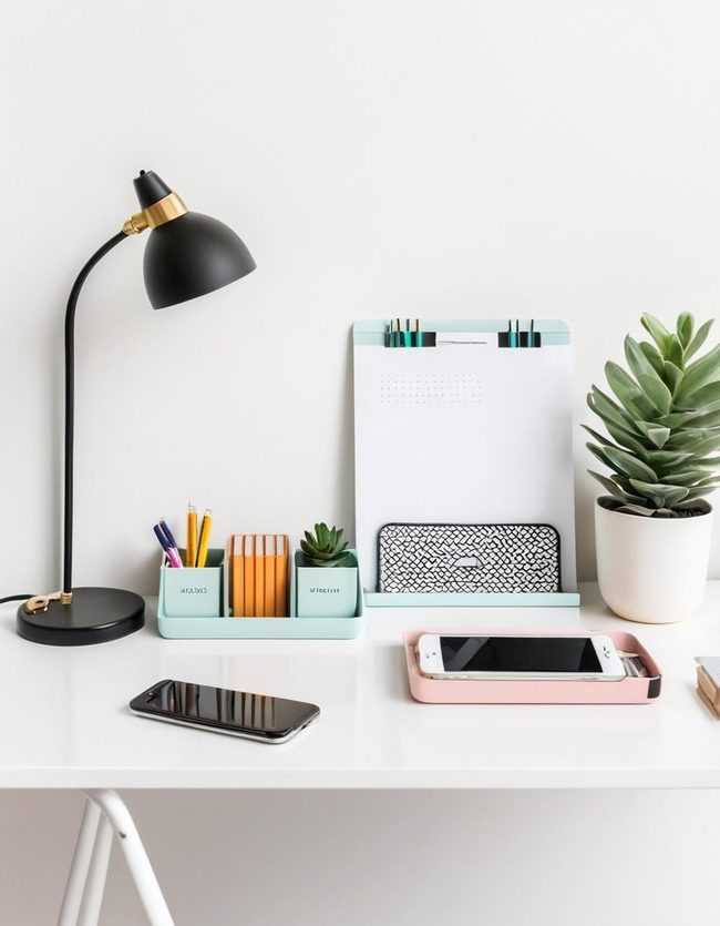 Organized Desk, Stress-Free Focus