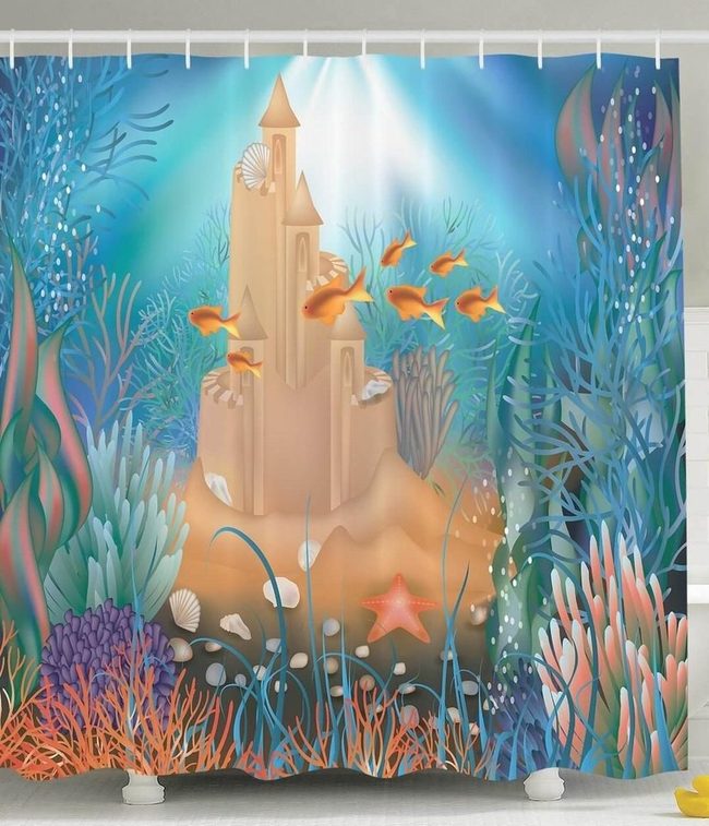 Underwater Fish And Coral Bathroom