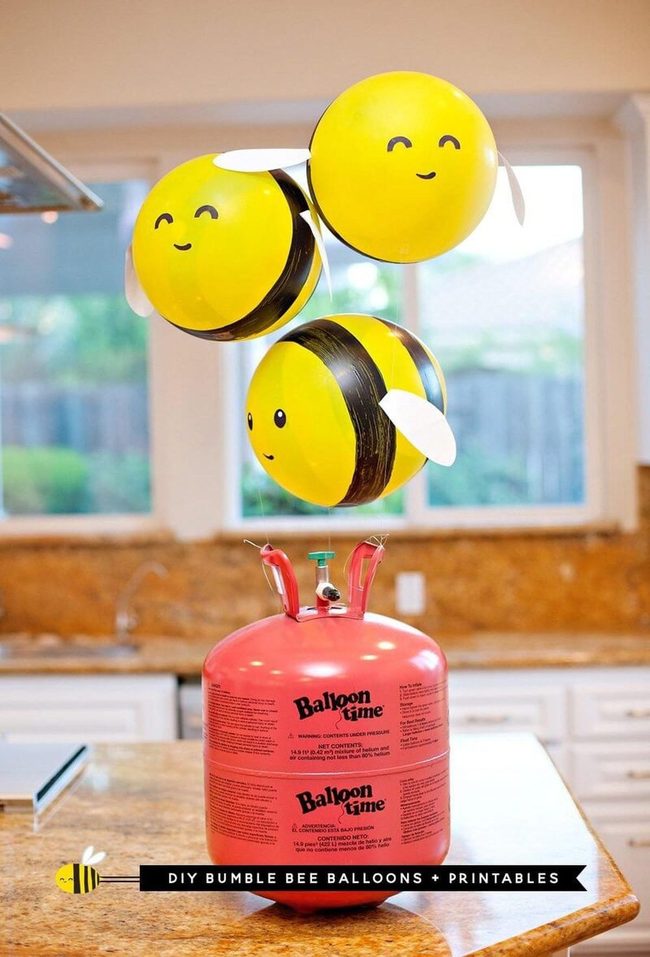 Drawn Face Balloons