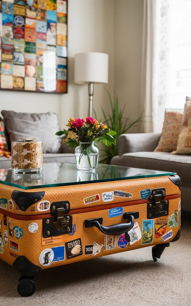 Vintage Suitcase Systems Table