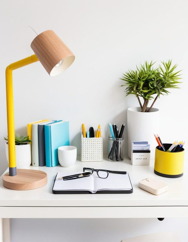 Organized Study Desk Essentials