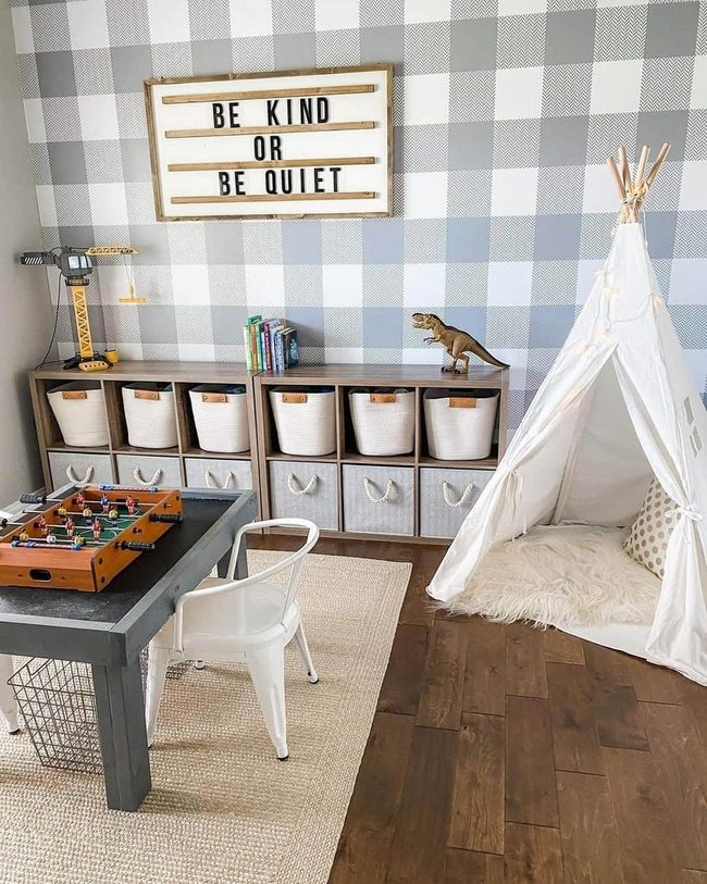 Honey Wood Toy Storage