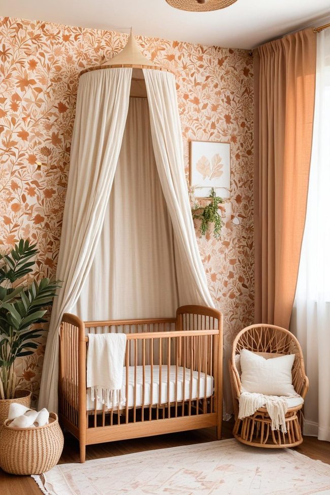 Rustic Timber Nursery Sanctuary