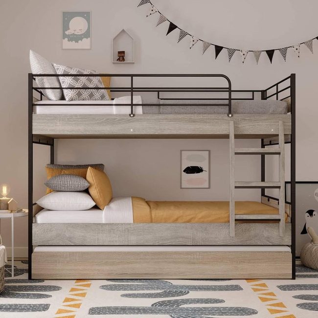 Vertical Sleep Space with Built-In Storage