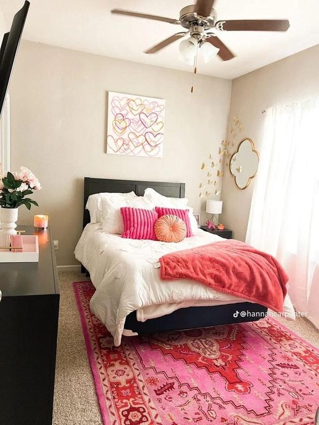 Pink Bedroom Bliss Heart