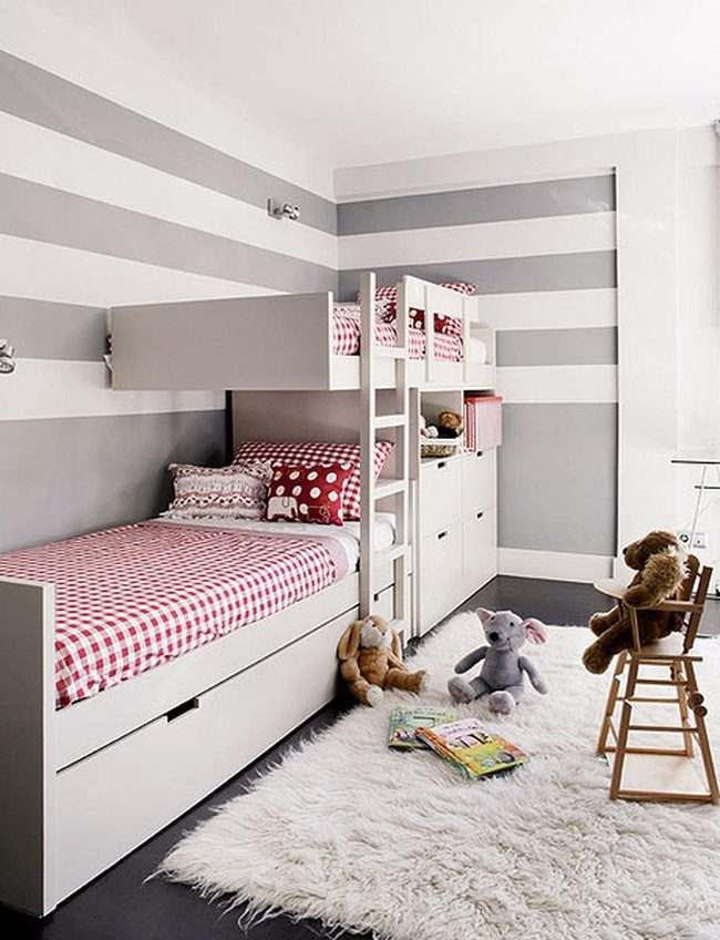 Gray Stripes And Red Checks