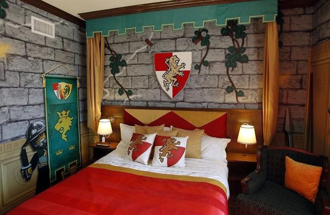 Grey Stone Castle Bedroom