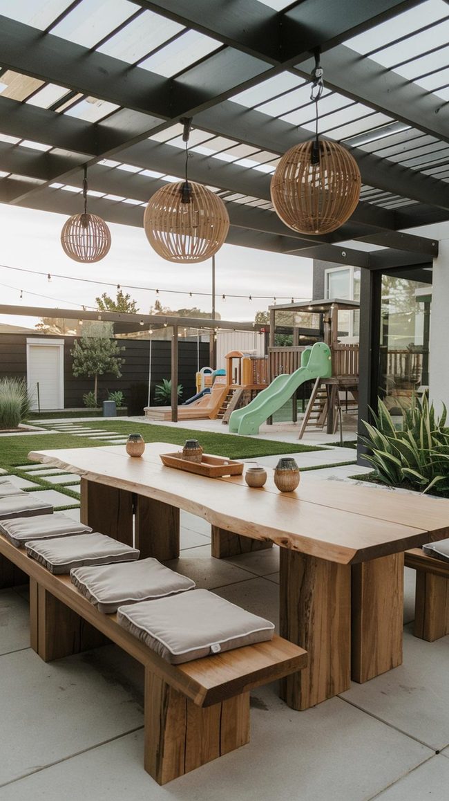 Backyard Family Dining Oasis