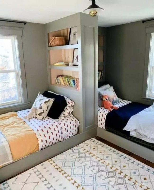Geometric Rugs, Wooden Warmth, Bright Bedrooms