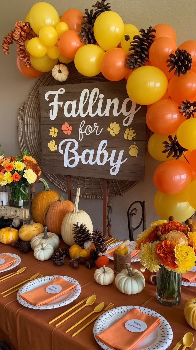Autumn Leaves Baby Boy Girl