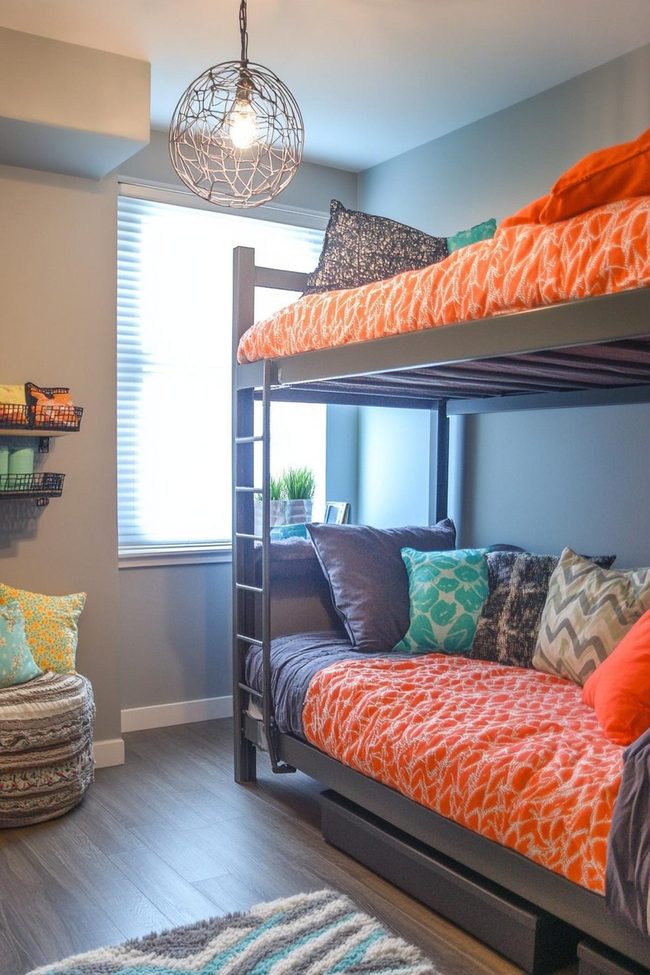 Colorful Wall Decals Transform Dorm Rooms